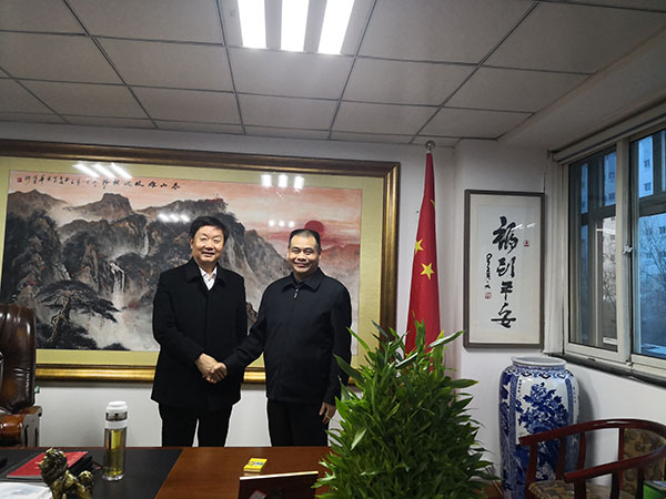 創(chuàng)想集團(tuán)董事長(zhǎng)姜文龍一行訪(fǎng)問(wèn)岳氏集團(tuán)